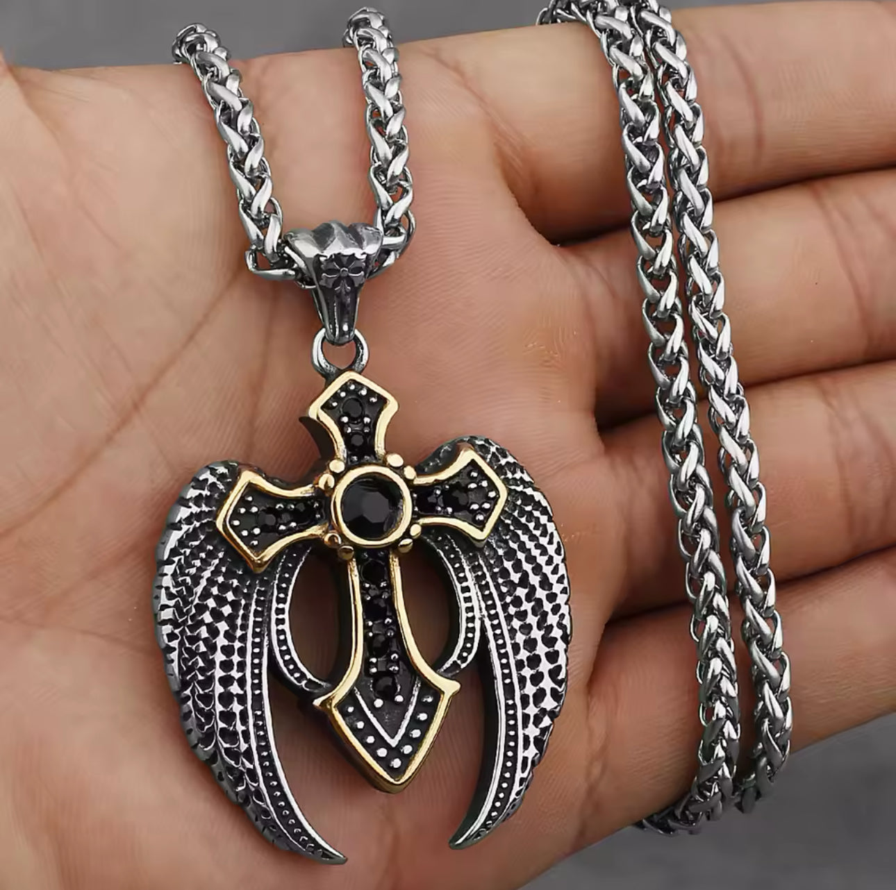 Celestia Cross Necklace