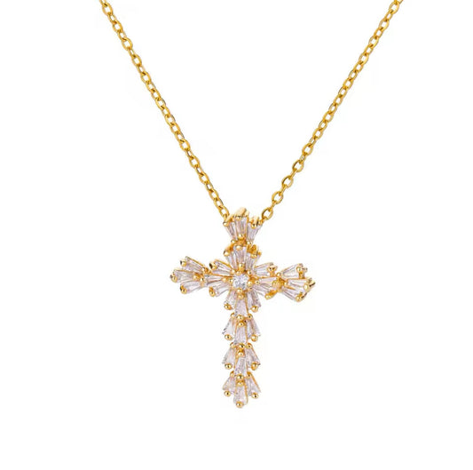 Everlasting Love Cross Necklace