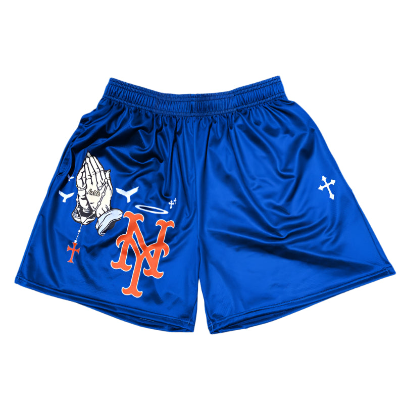 NY Prayer Hand Shorts