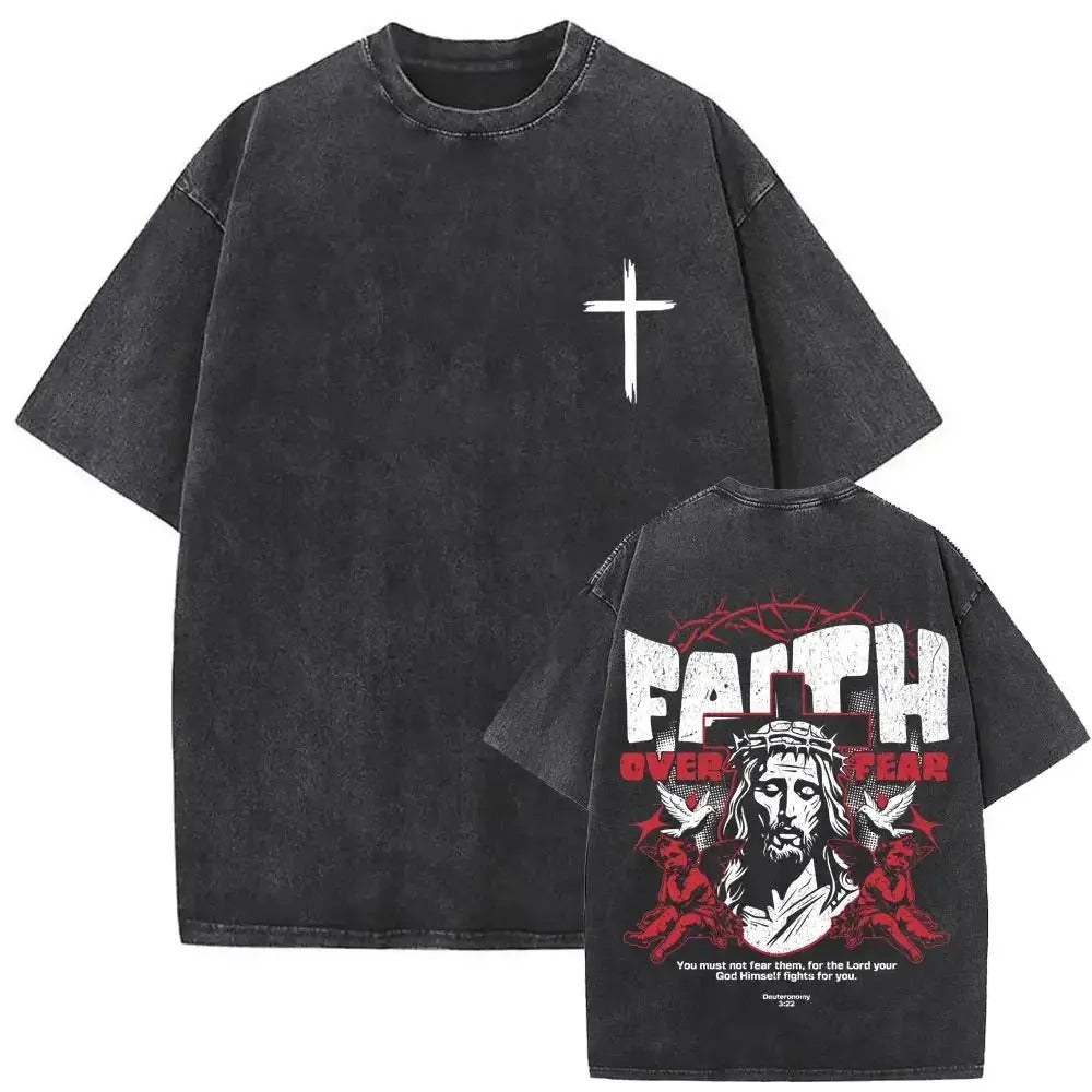 Faith Over Tee Jesus Tee