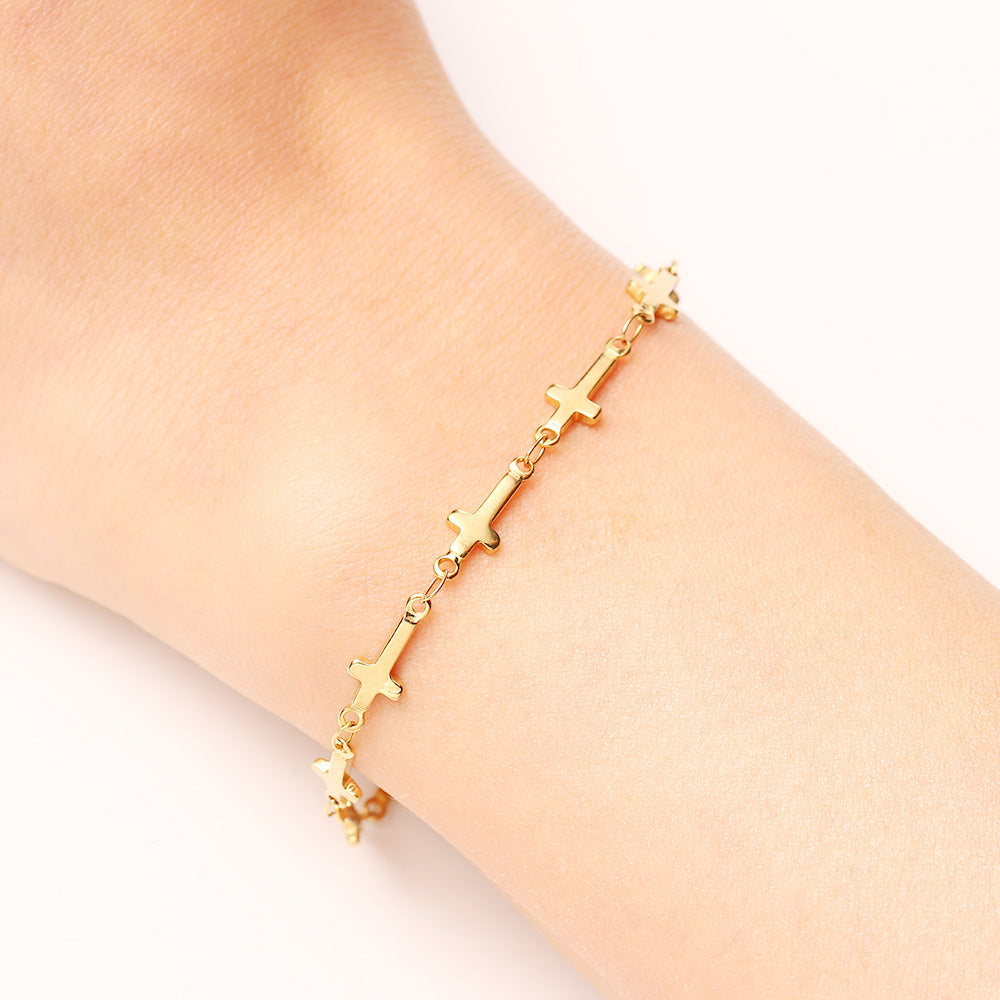 Mini Cross Bracelet