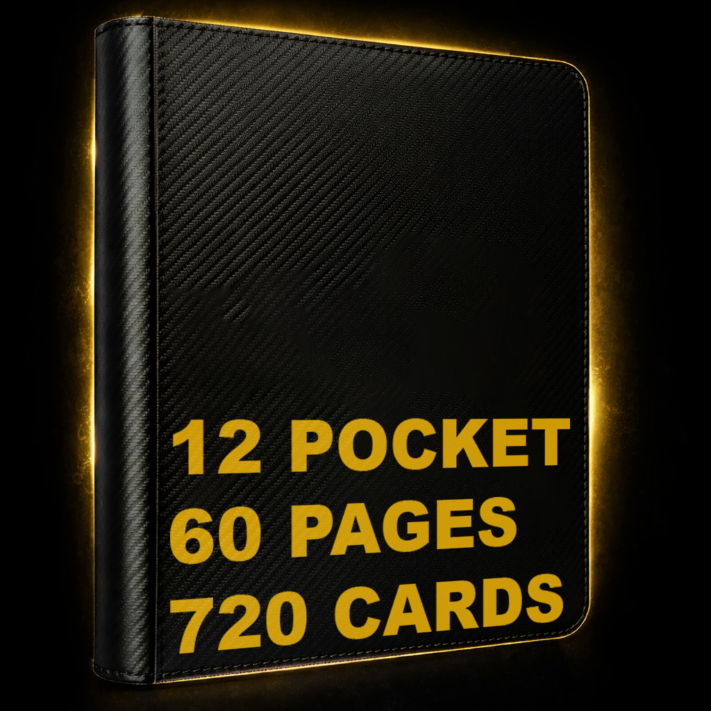 Gem Mint Co Elite Vault XL – High Capacity 12 Pocket TCG Binder | Holds 360 Cards