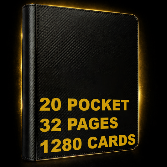 Gem Mint Co Elite Vault – 20 Pocket TCG Binder | Holds 1,280 Cards