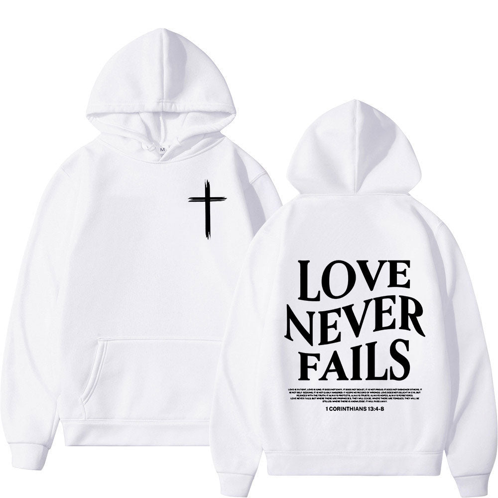 Love Never Fails Hoodie