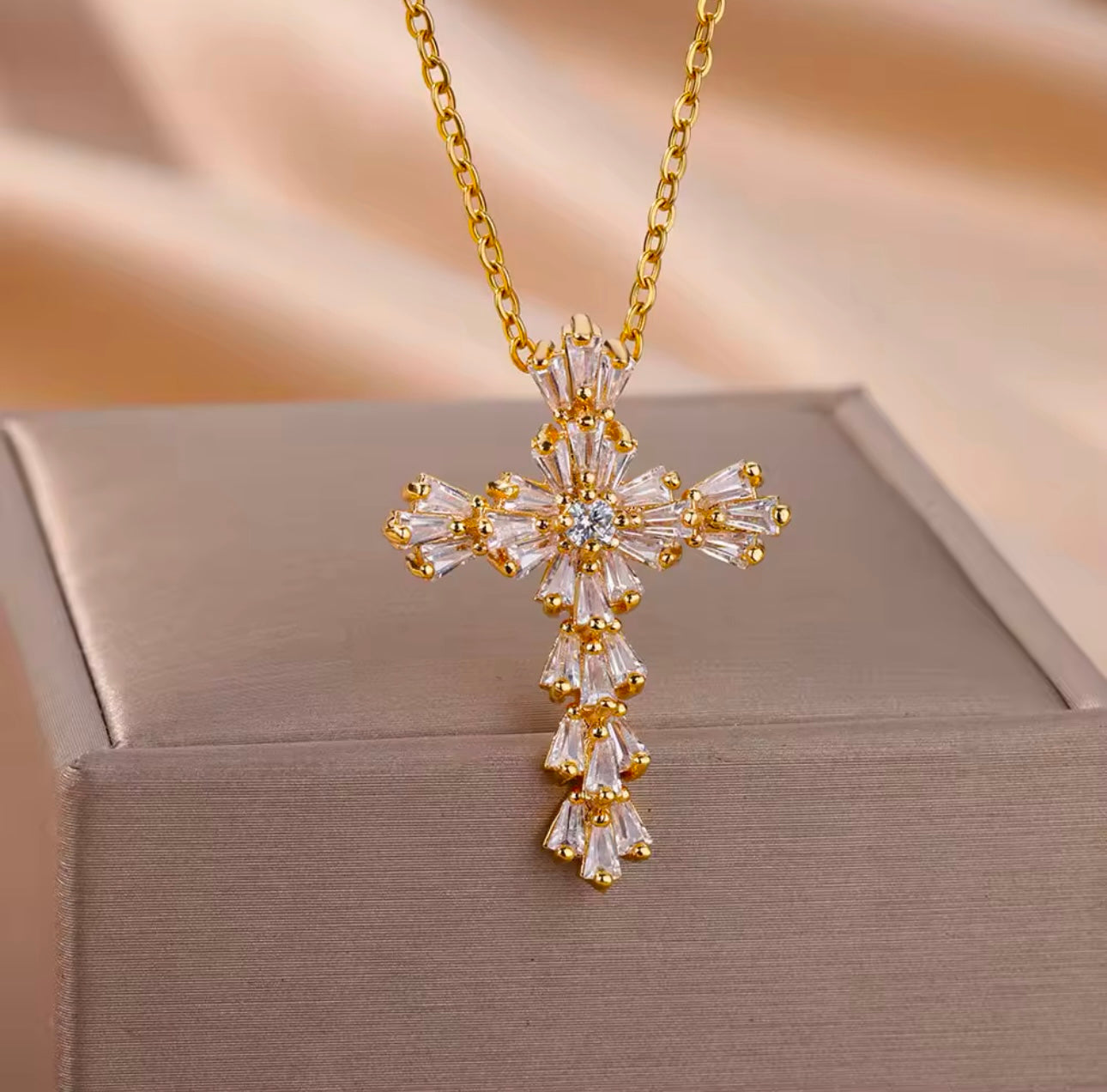 Everlasting Love Cross Necklace