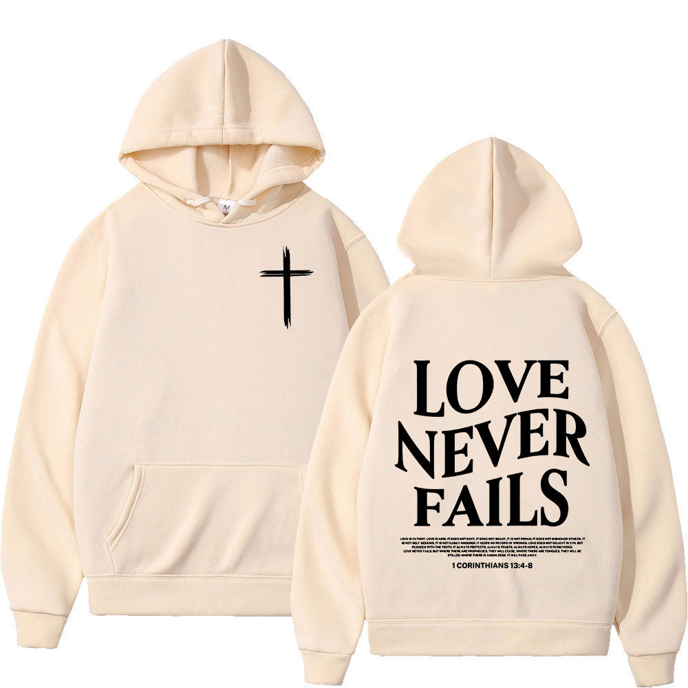 Love Never Fails Hoodie