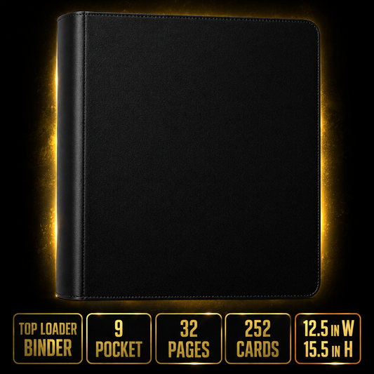 Gem Mint Co Toploader Vault Pro – Top Loader TCG Binder | Holds 252 Toploaders