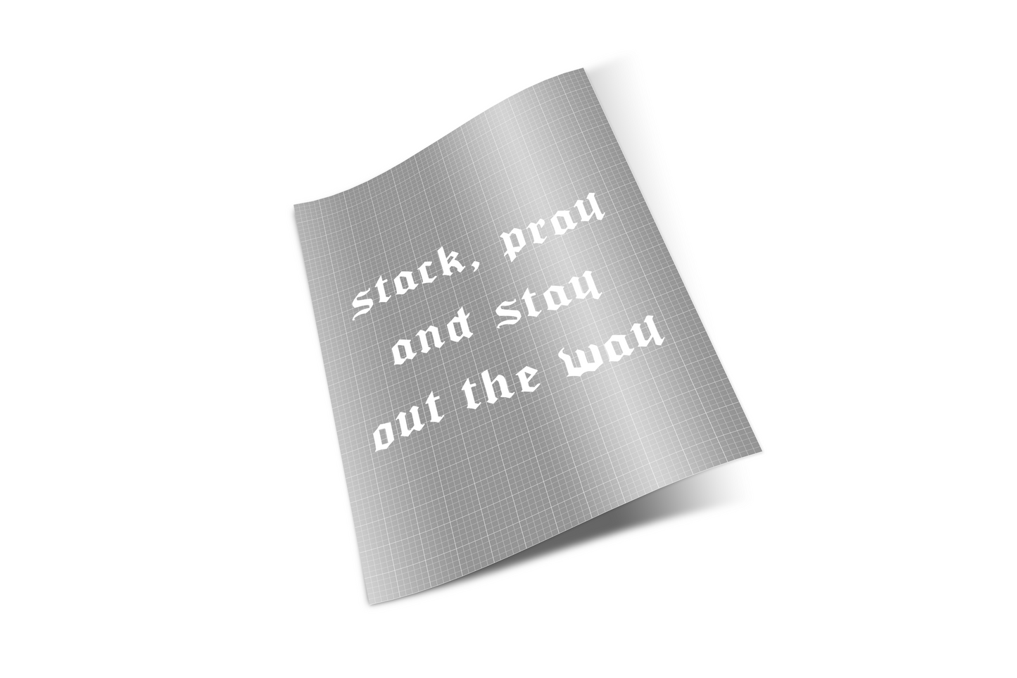 Stack & Pray Decal