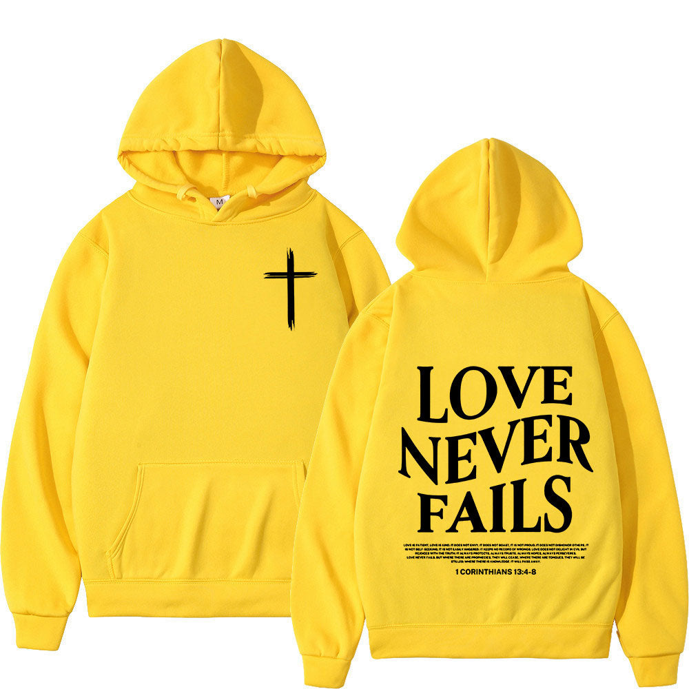 Love Never Fails Hoodie