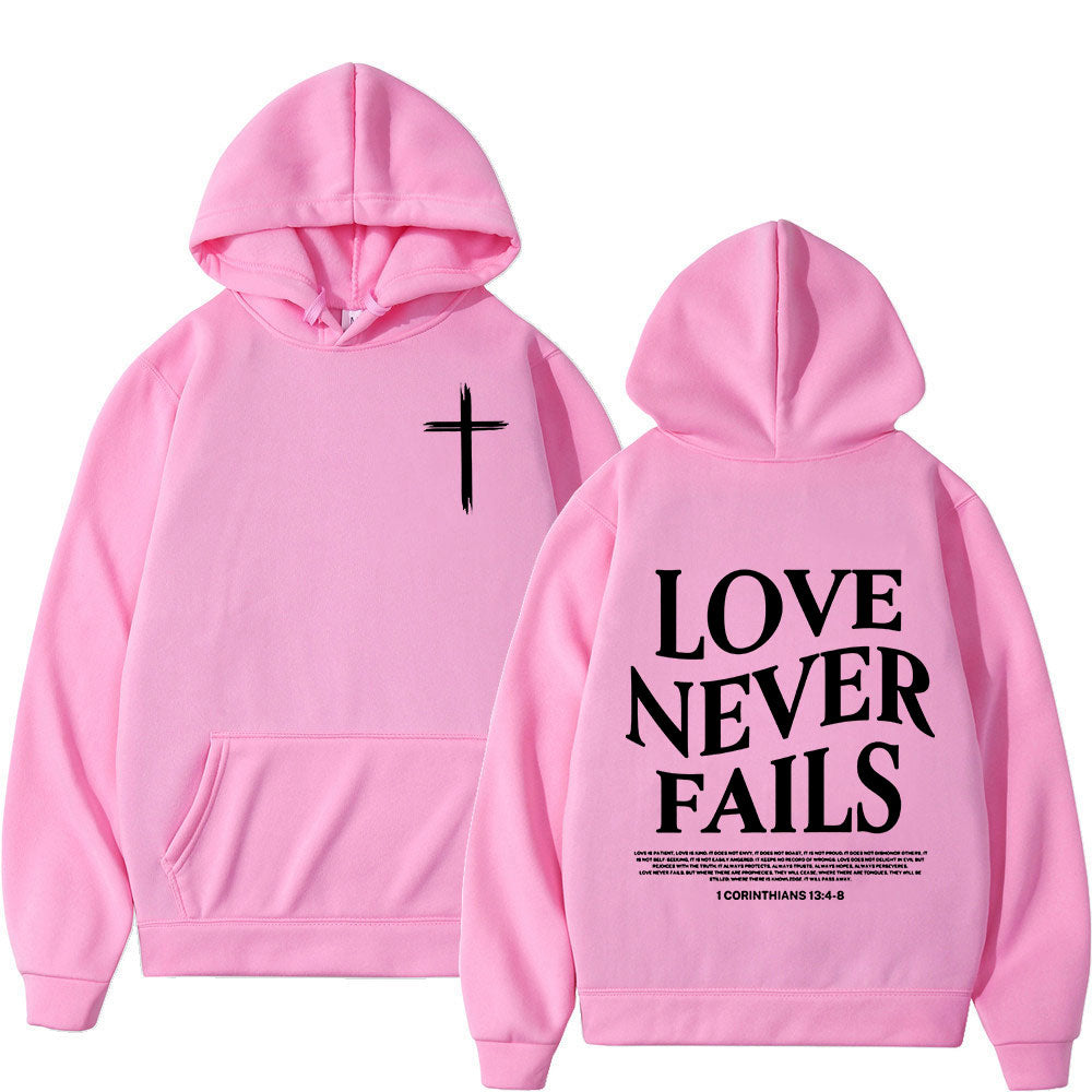 Love Never Fails Hoodie